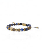 Lapis Lazuli Tiger Eye Thread Bracelet