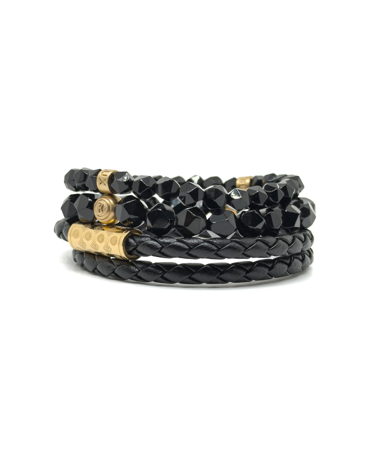 Black Monogram Stack