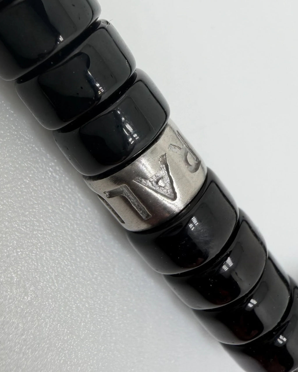 Heishi Obsidian