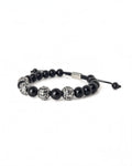 Obsidian Cylinder Bracelet