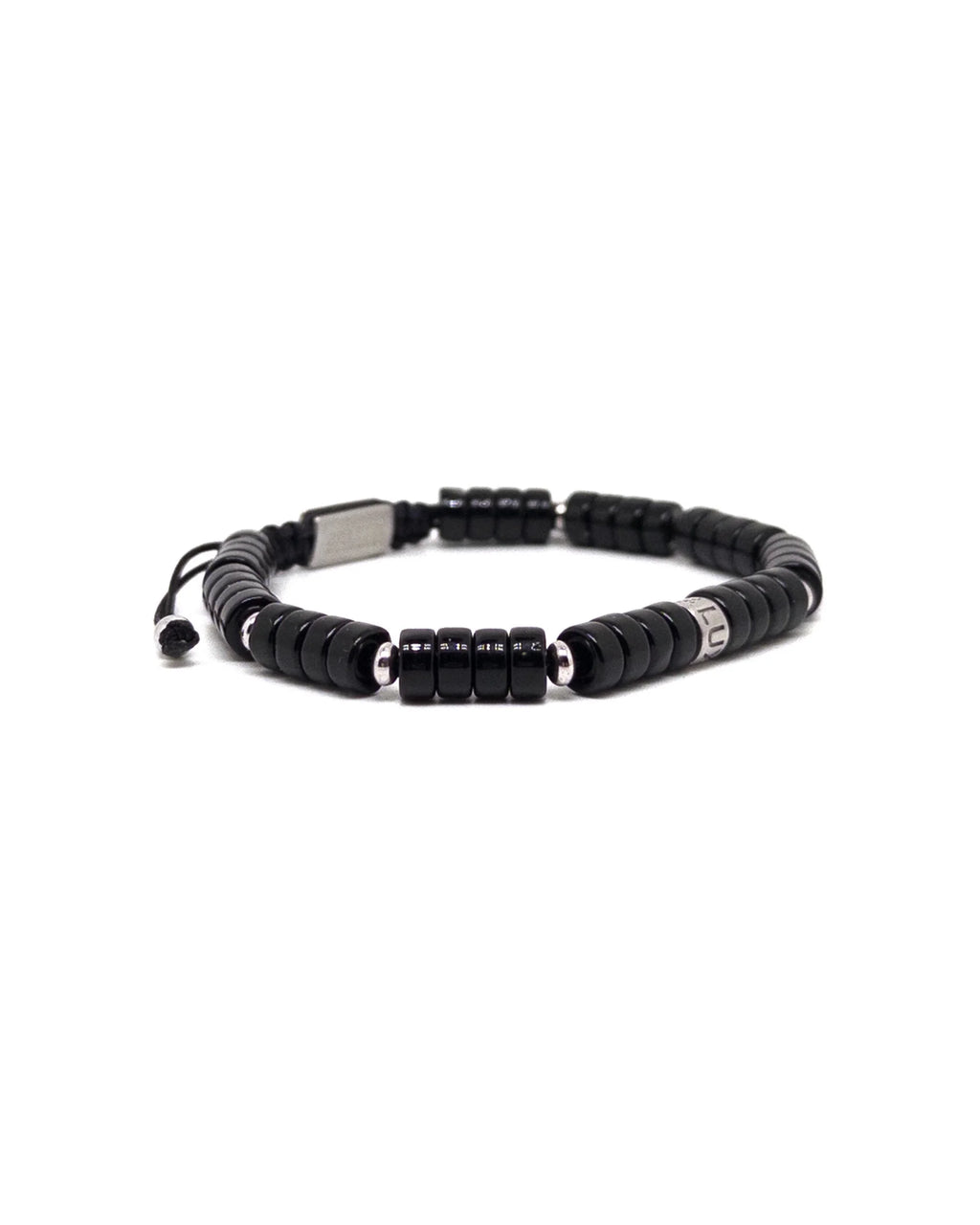 Heishi Obsidian