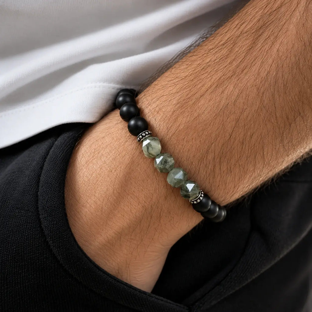 Onyx agate verte