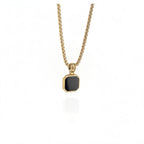 Onyx Square Necklace
