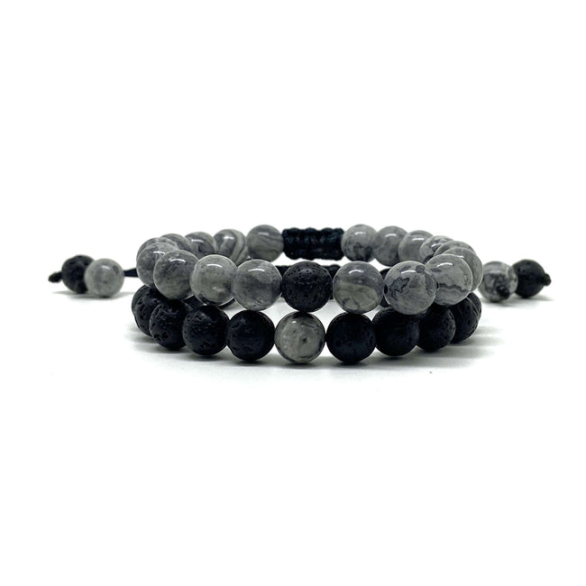 Black Grey Thread Bracelet Main image