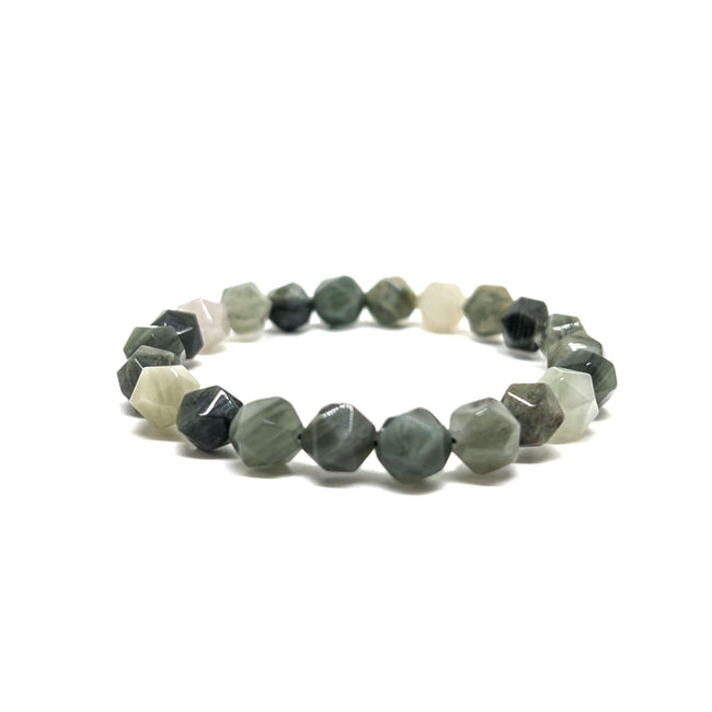 Faceted Green Jasper Bracelet Main image