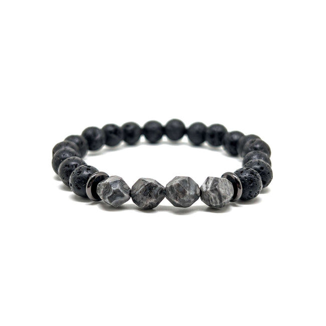 Volcanic Grey Jasper Bracelet Main image