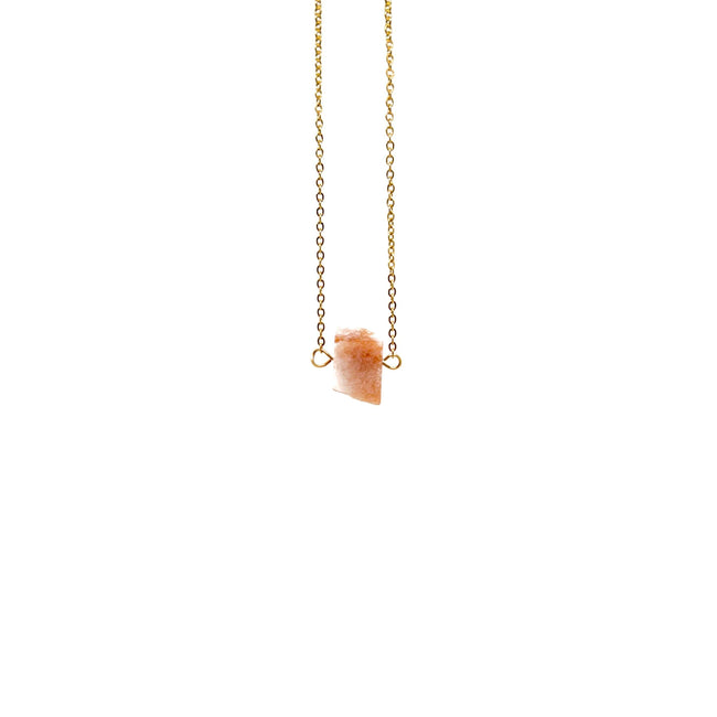 Sunstone Necklace – Gold Main image