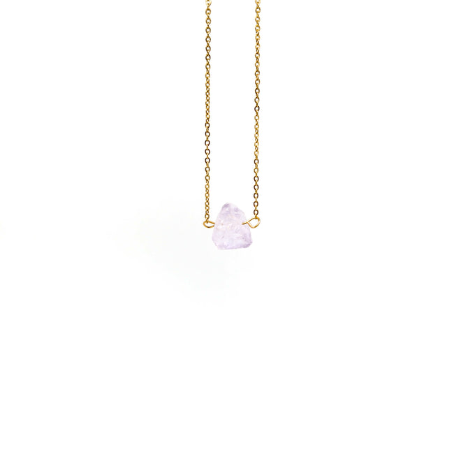 Light Amethyst Necklace – Silver Main image