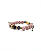 Rhodonite Agate Thread Bracelet