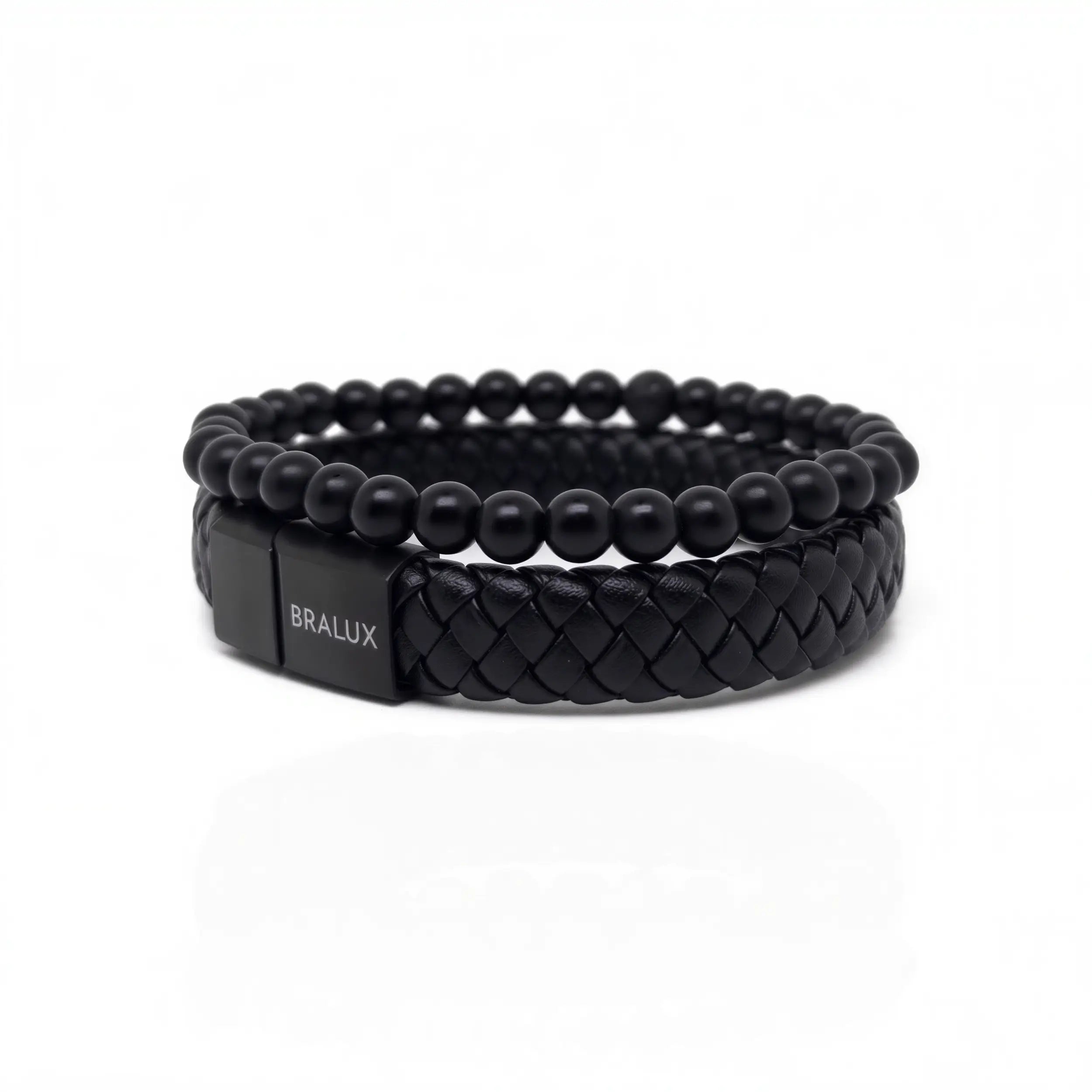 The Full Black Leather Stack