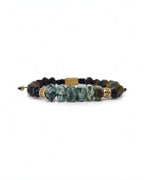 Tiger Eye Turquoise Thread Bracelet
