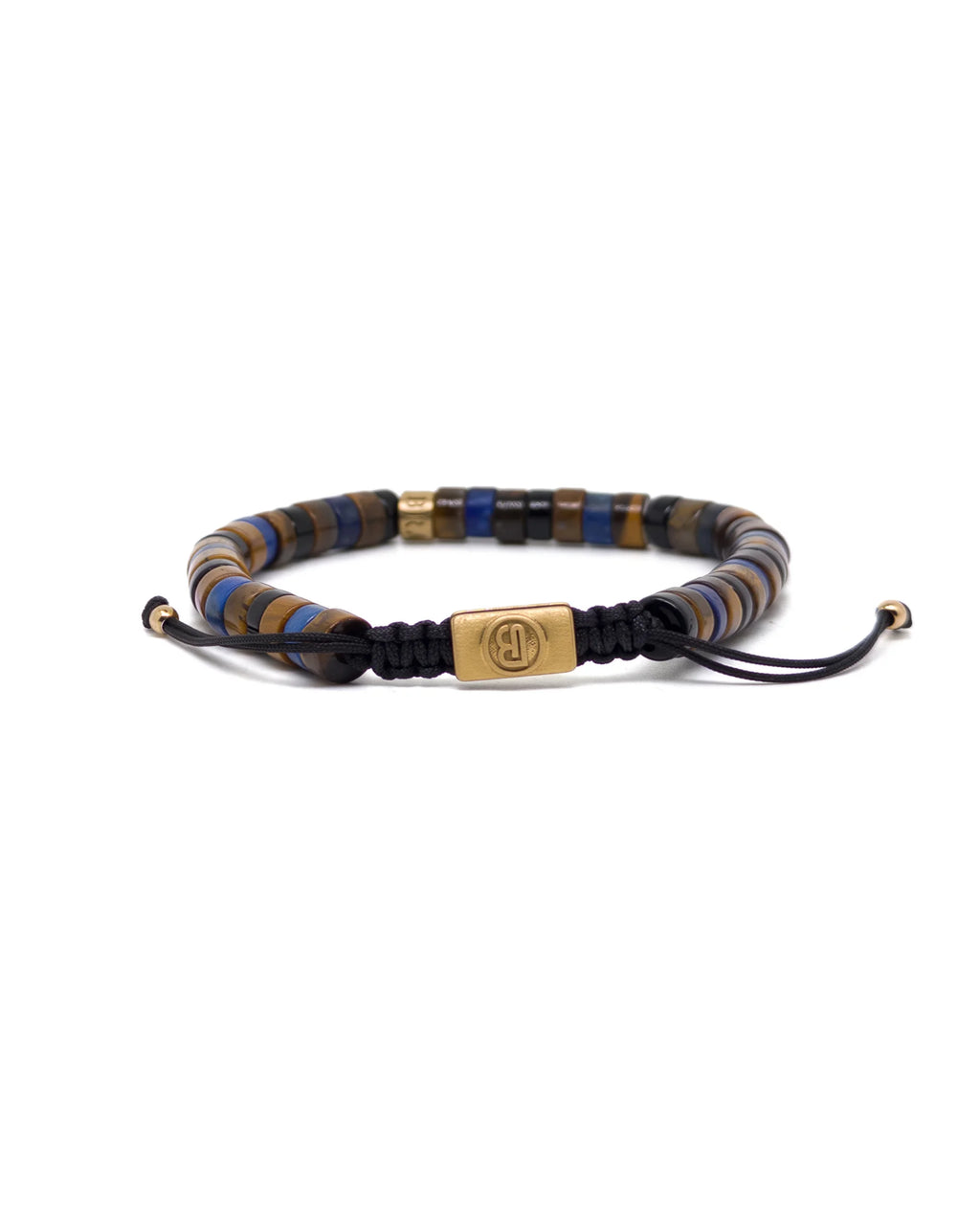 Heishi Lapis and Tiger eye