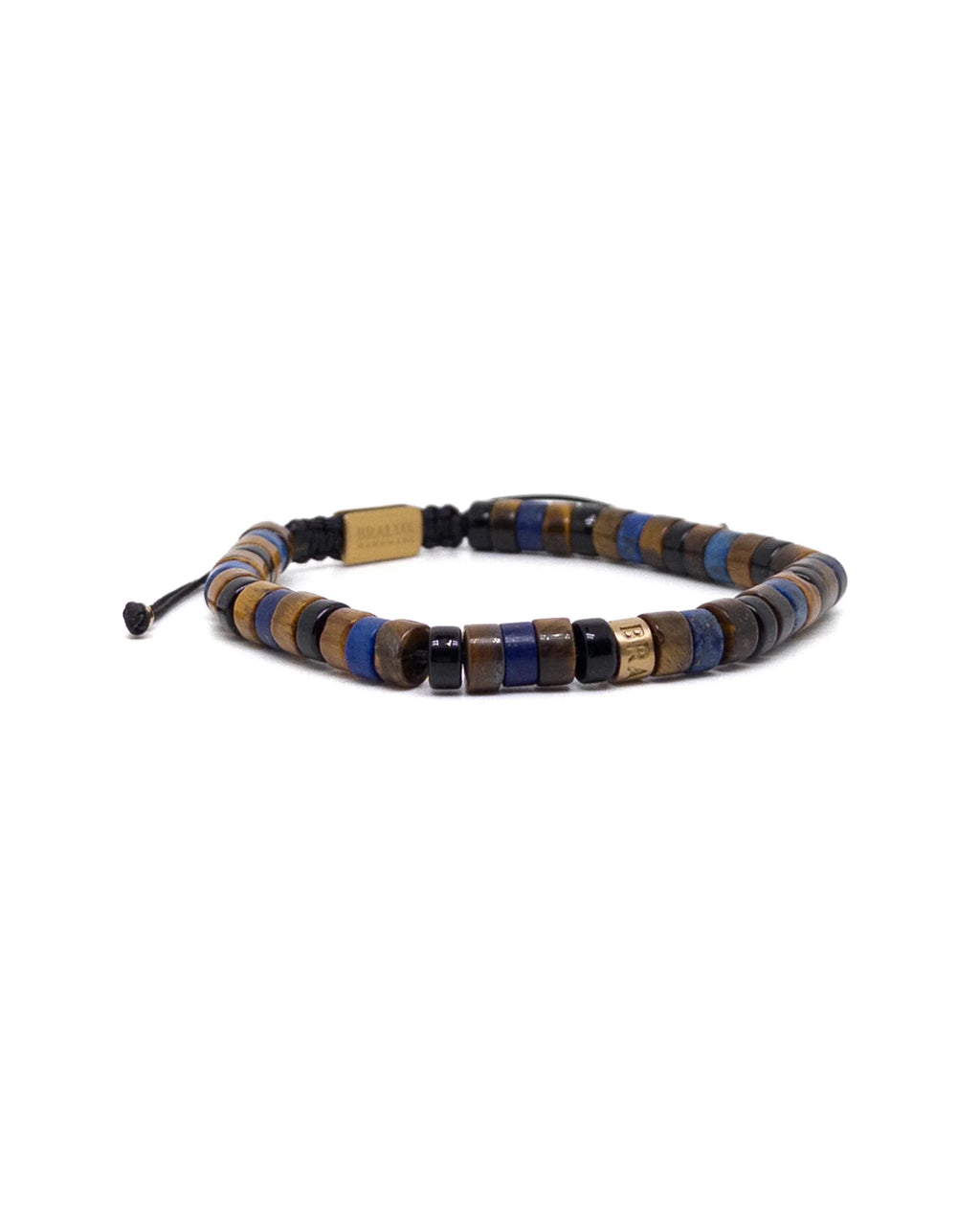 Heishi Lapis and Tiger eye