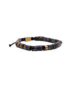 Heishi Lapis and Tiger eye
