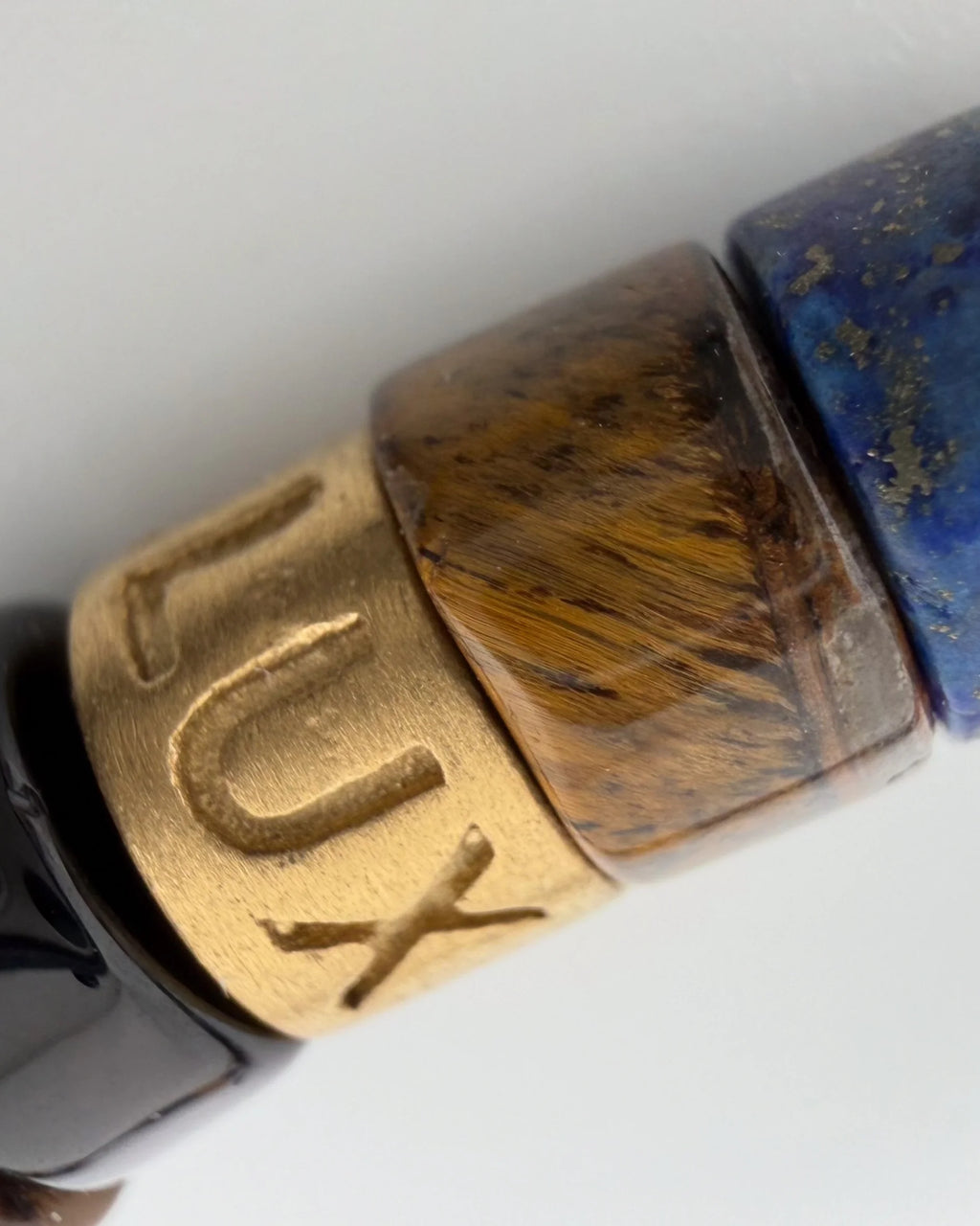 Heishi Lapis and Tiger eye