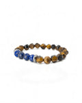 Vintage Tiger Eye Lapis Bracelet