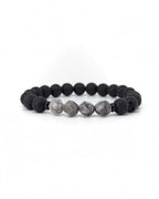 Volcanic Grey Jasper Bracelet