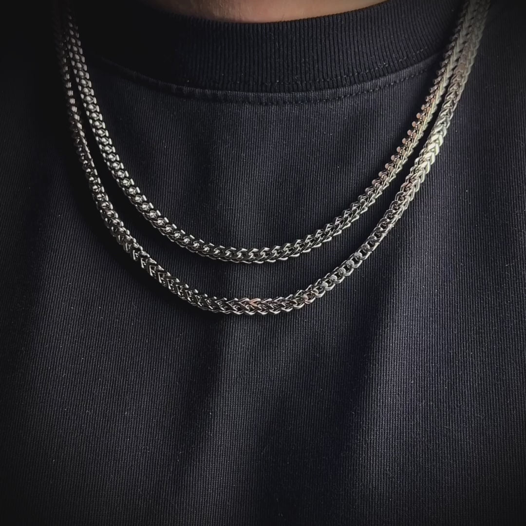 Franco Chain Necklace – Silver