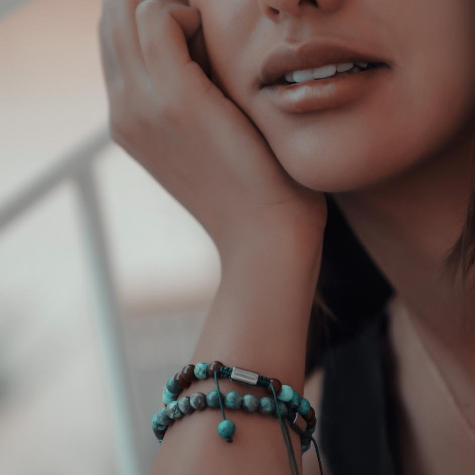 Jaspers Sediment Thread Bracelet – Silver Secondary image