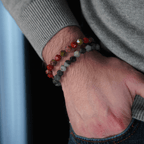 Faceted Red Jasper Bracelet