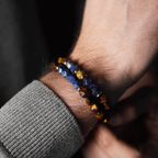Tiger Eye Lapis Bracelet