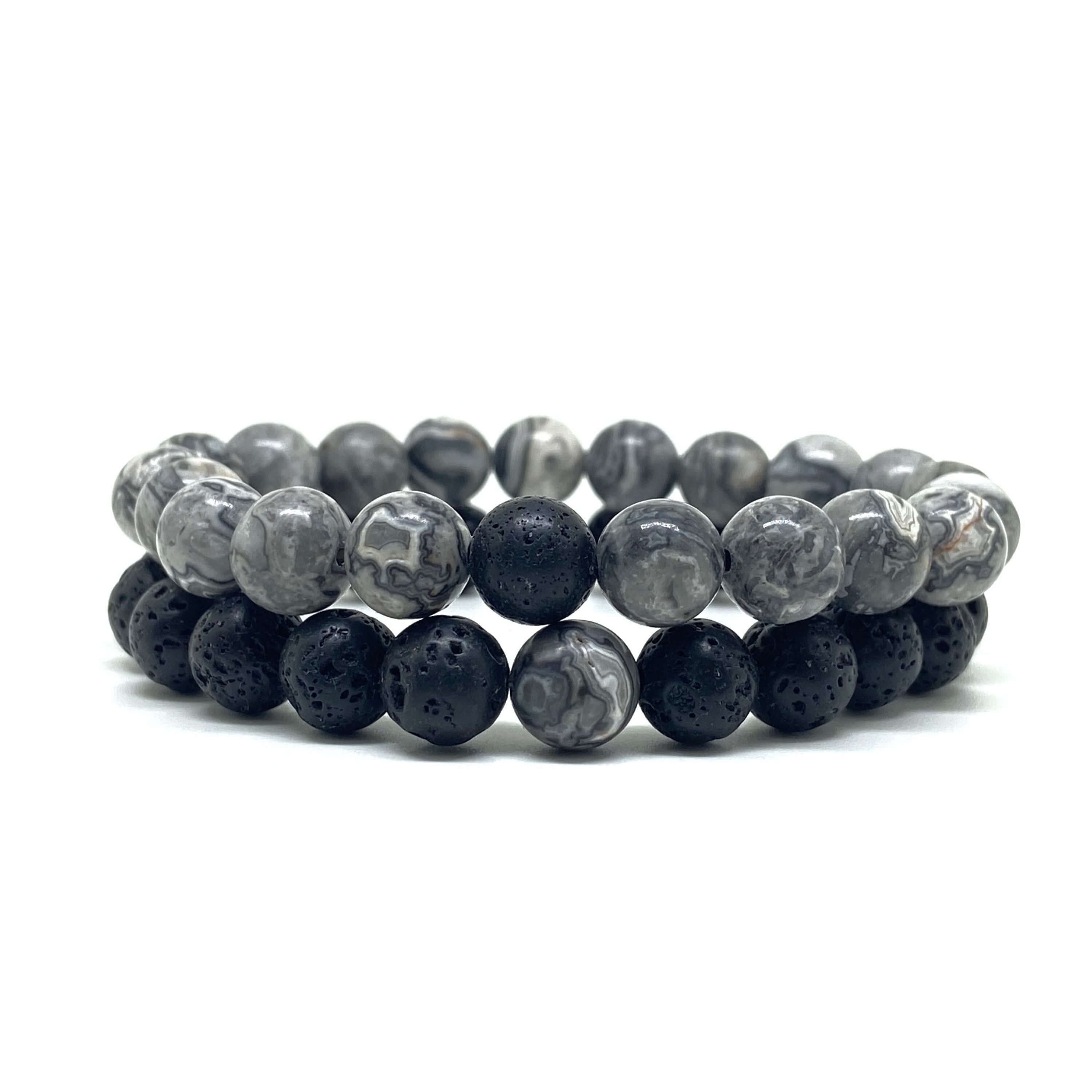 Black and Grey Bracelets