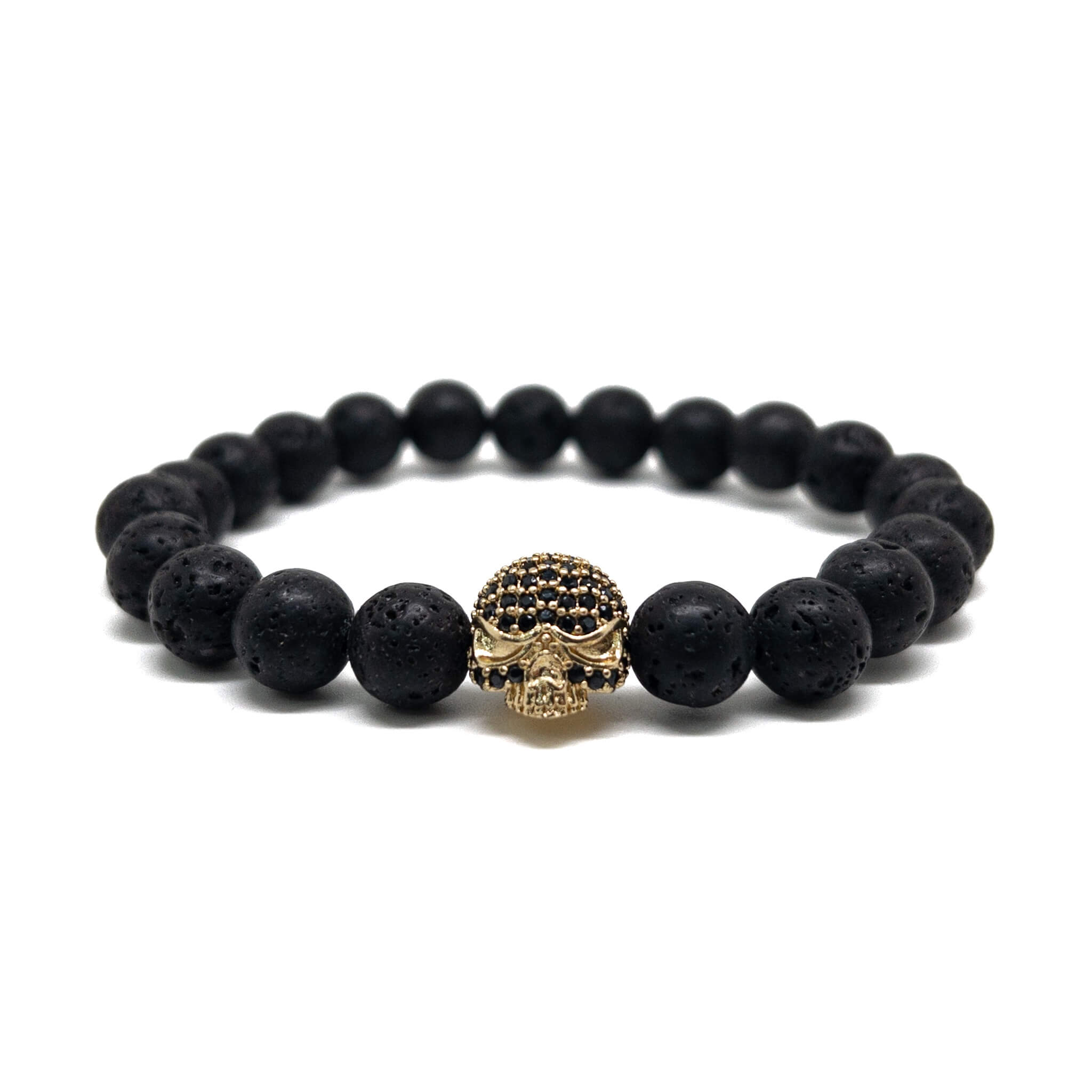 Stone on sale skull bracelet