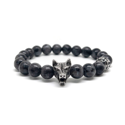 The Larvikite Vintage Wolf Bracelet