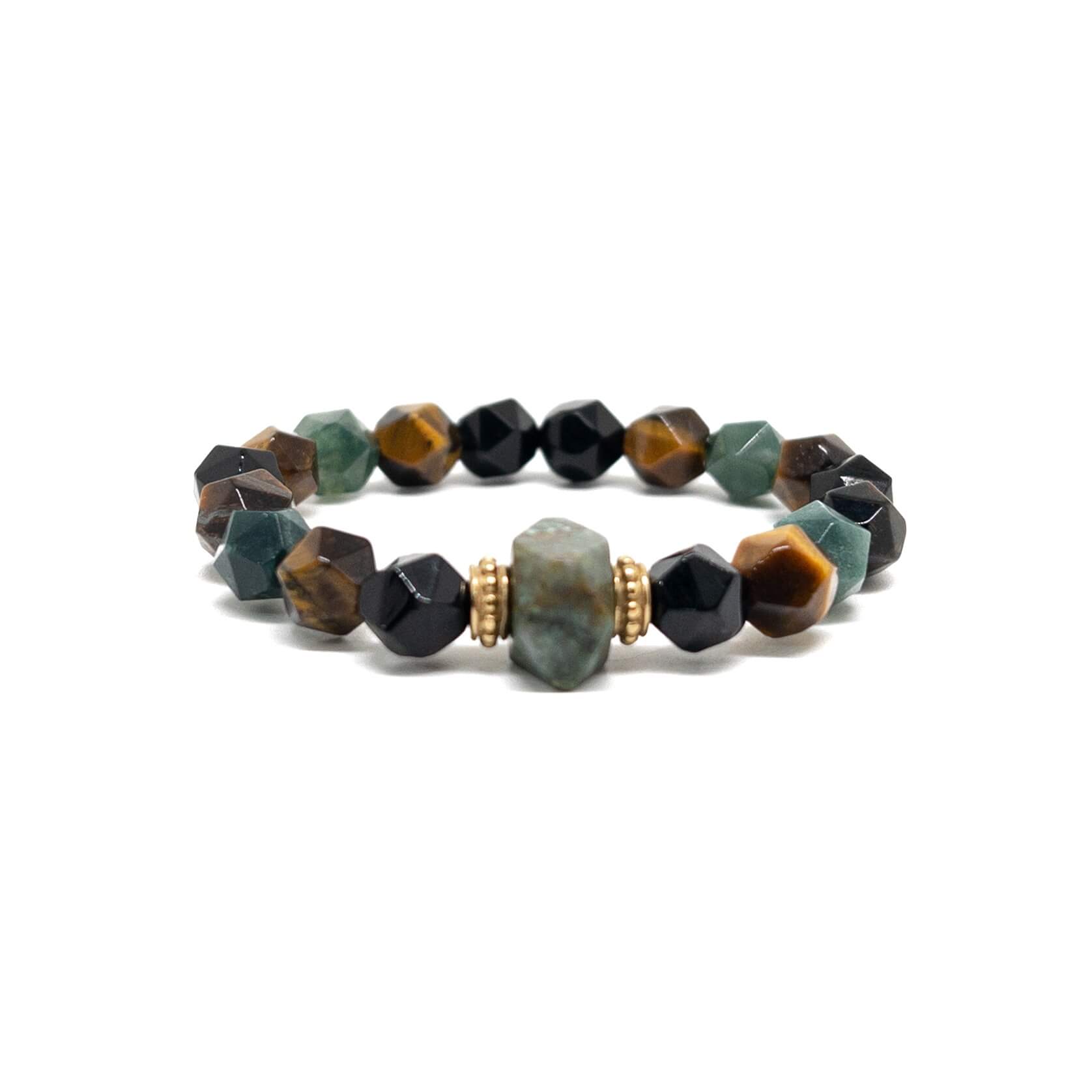 Full Stone Turquoise Bracelet – Gold