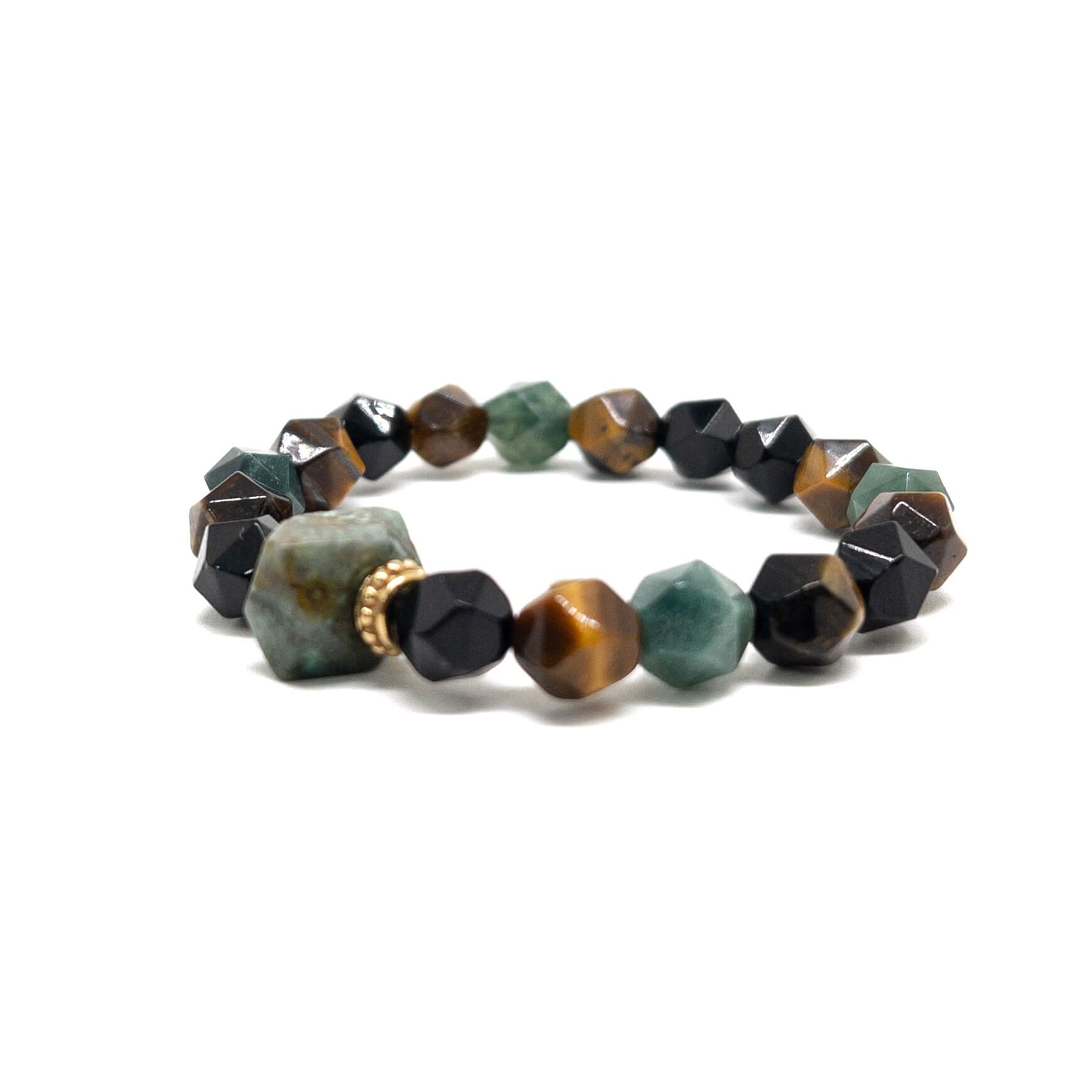 Full Stone Turquoise Bracelet – Gold