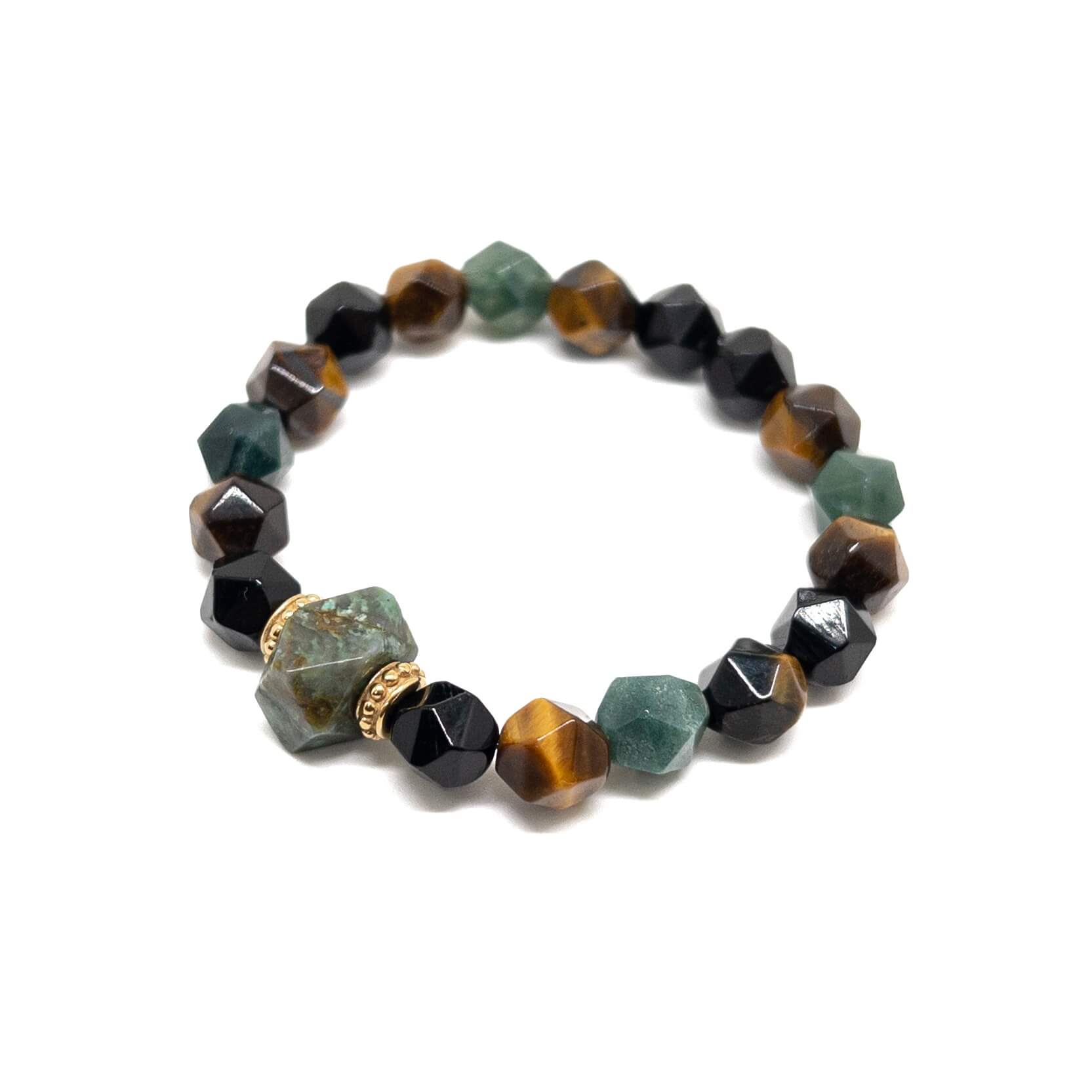 Full Stone Turquoise Bracelet – Gold