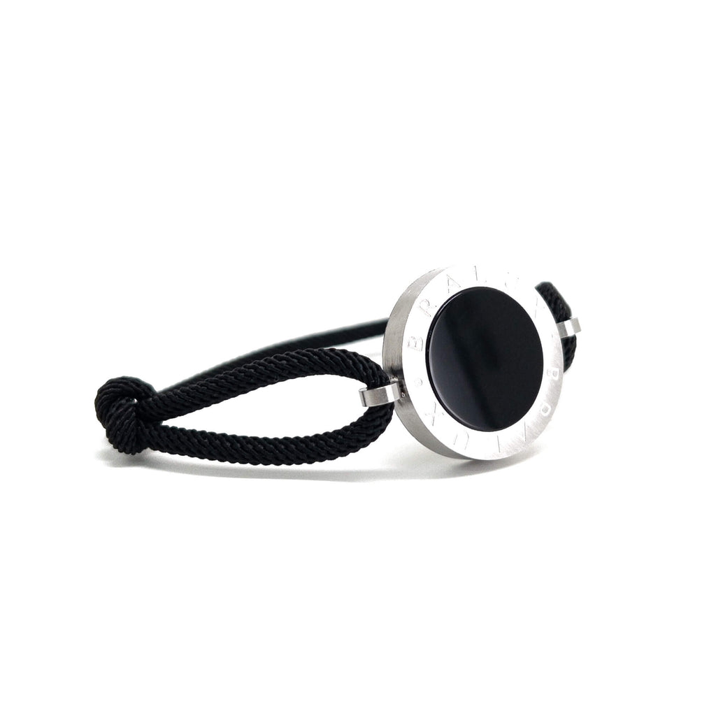 Circle Onyx Bracelet – Silver