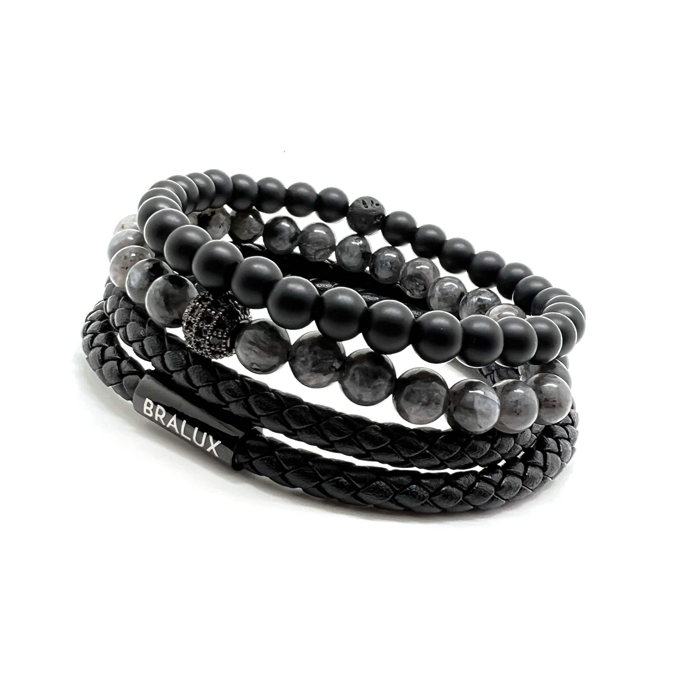 Ettika black stacked on sale bracelet