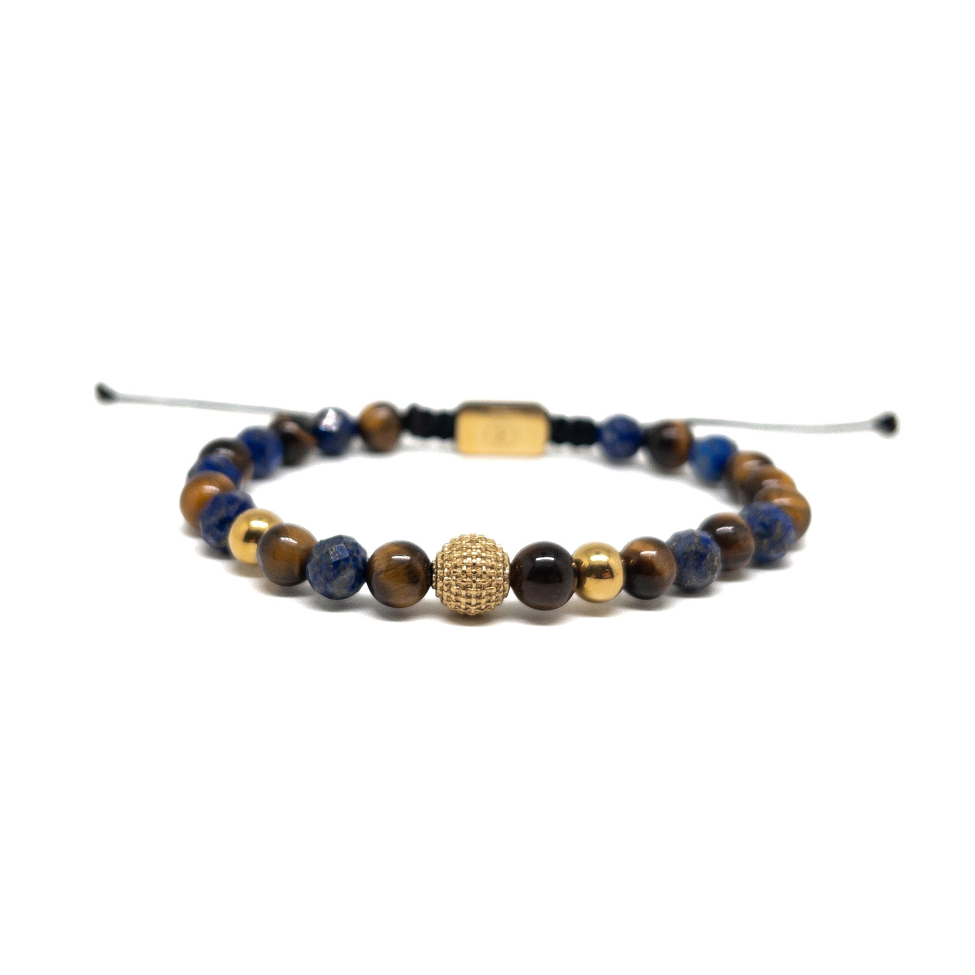 The Lapis Lazuli and Tiger eye Thread Bracelet