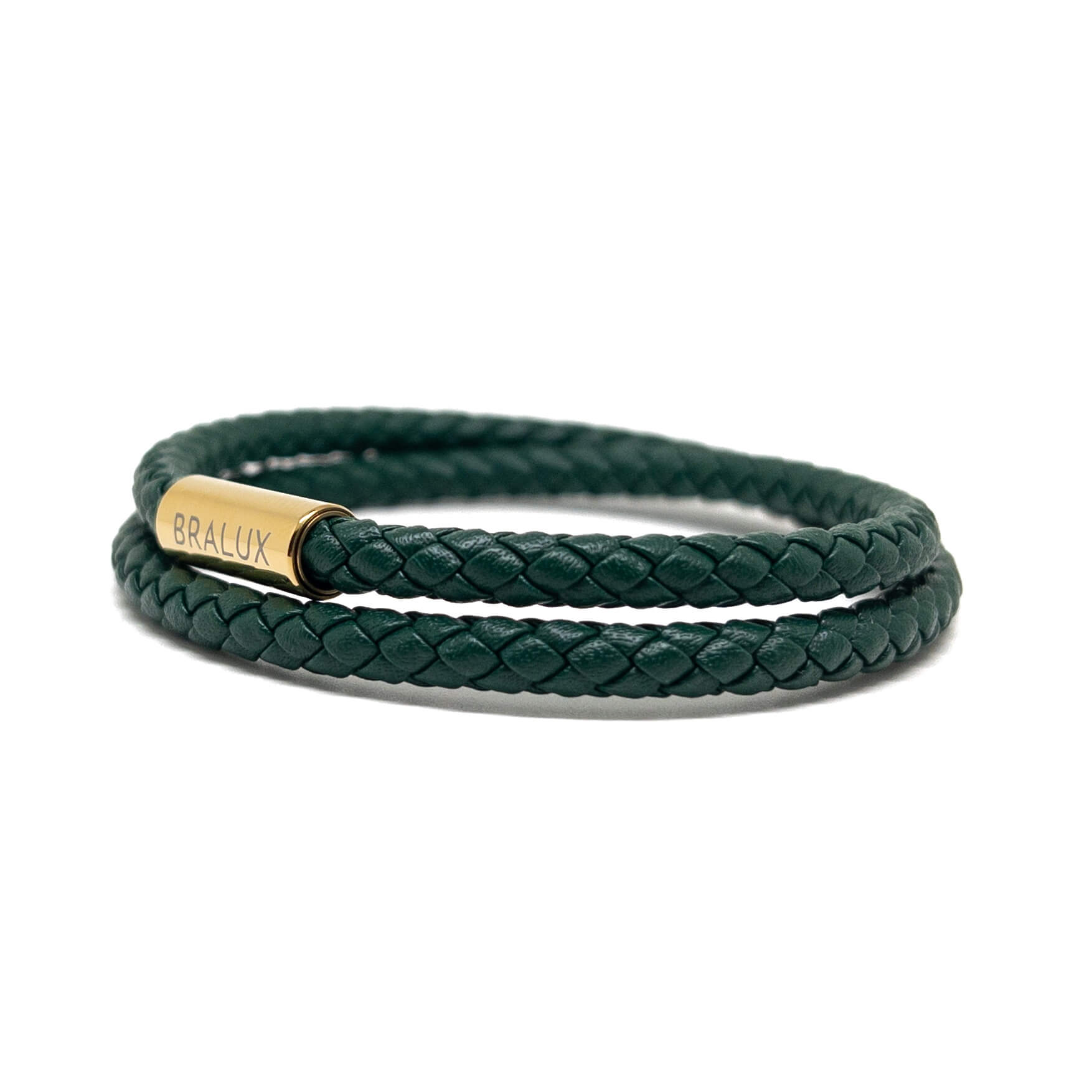 The Green Duo Leather Bracelet