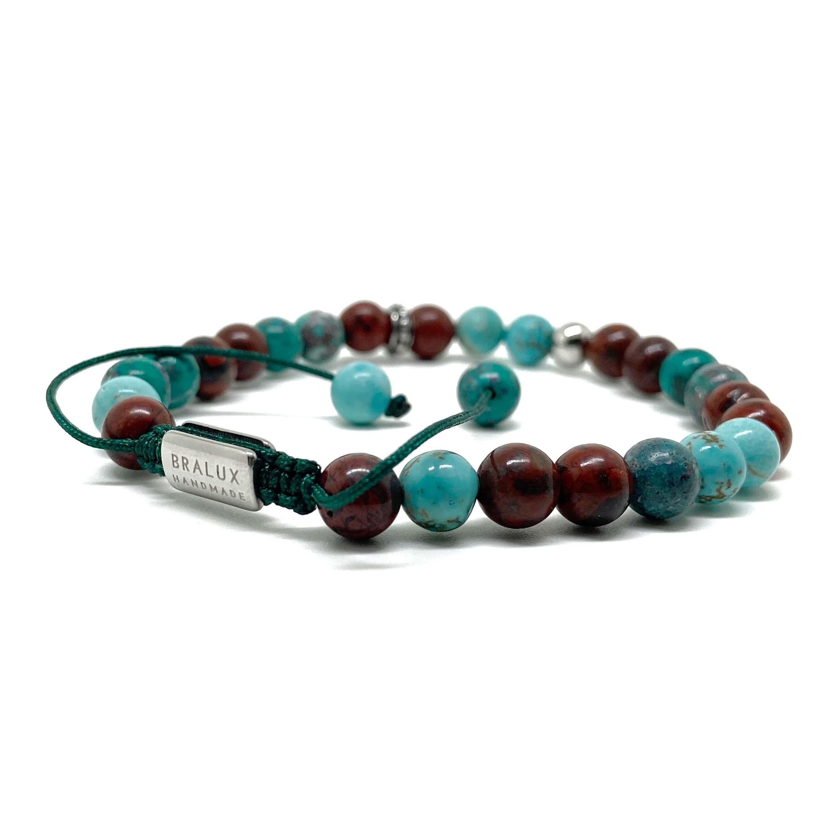 Jaspers Sediment Thread Bracelet – Silver