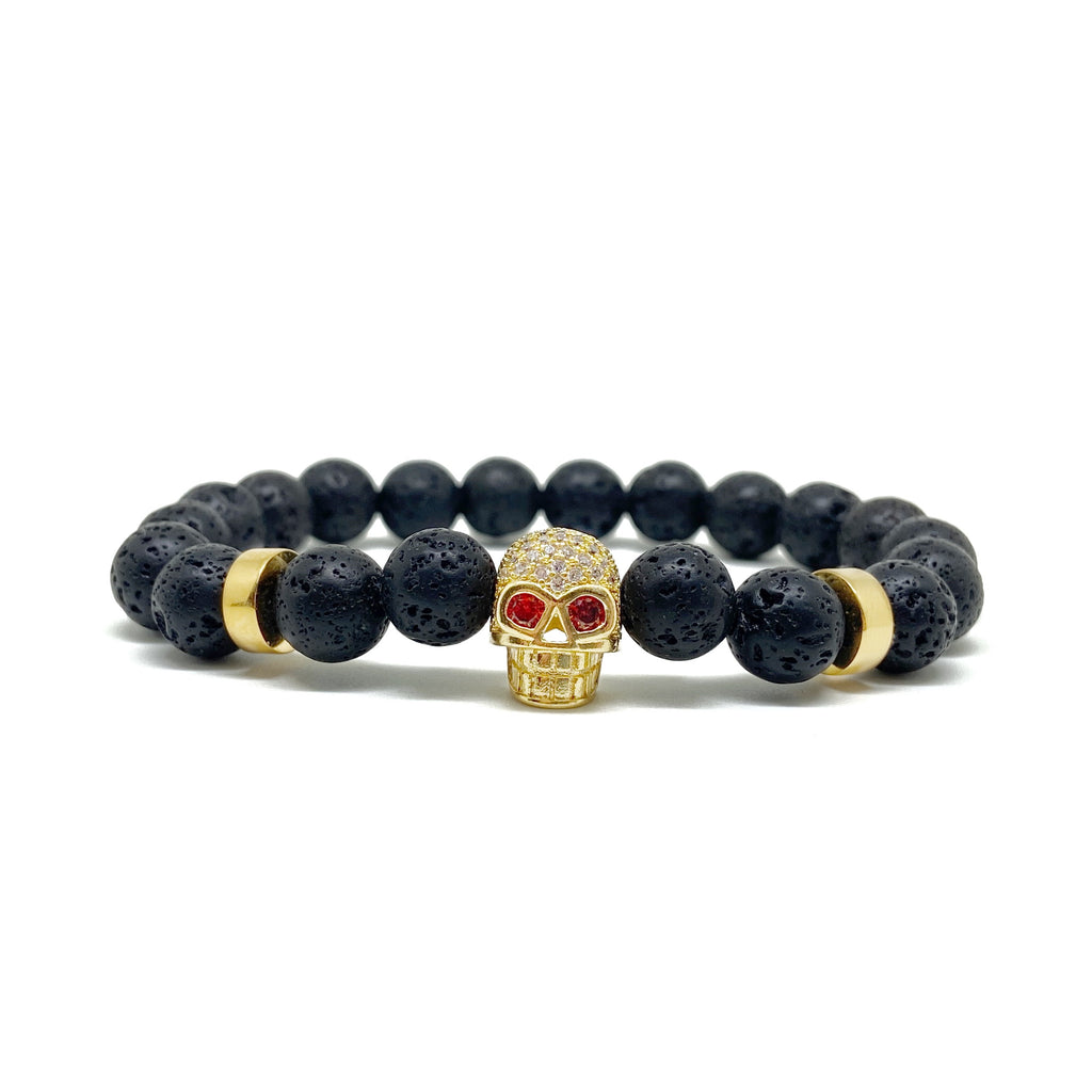 Skull Bracelet – Gold